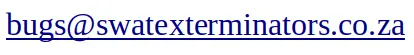 swat exterminators email
